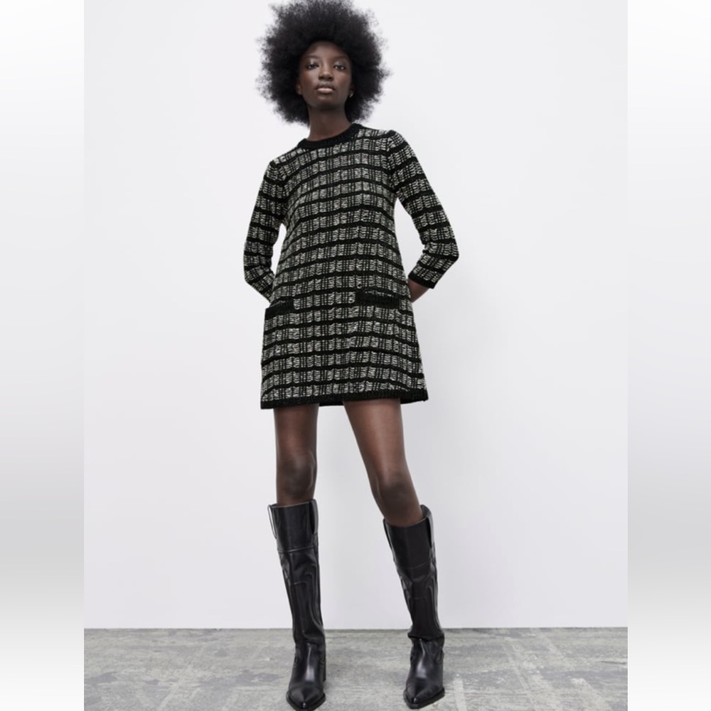NWOT Zara knit mini dress